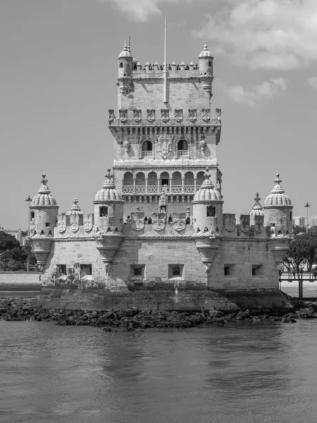 Ciudad Lisboa Río Tajo — Foto de Stock