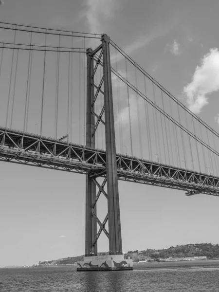 City Lisbon Tagus River — Stock Photo, Image