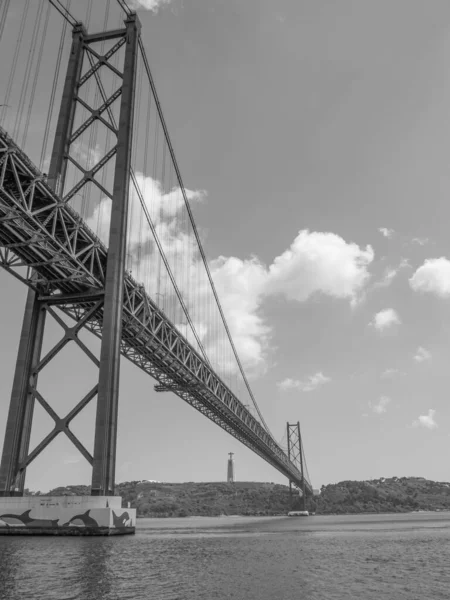 Cidade Lisboa Rio Tejo — Fotografia de Stock