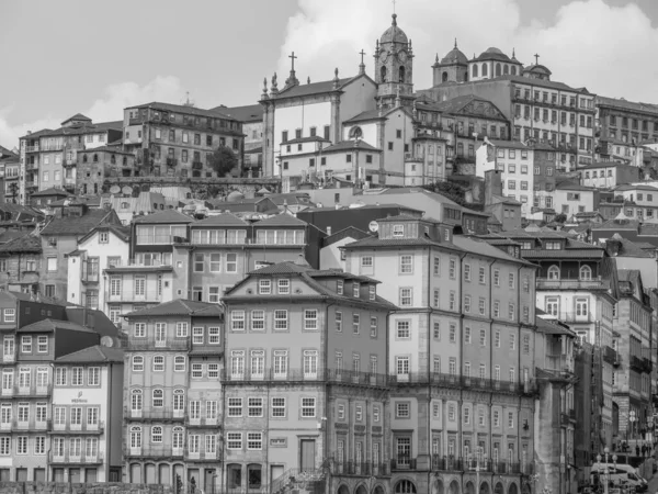 Stad Porto Aan Rivier Douro — Stockfoto