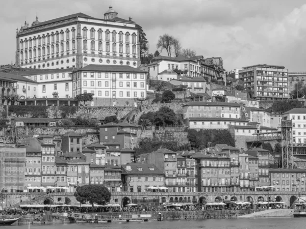 Stad Porto Aan Rivier Douro — Stockfoto