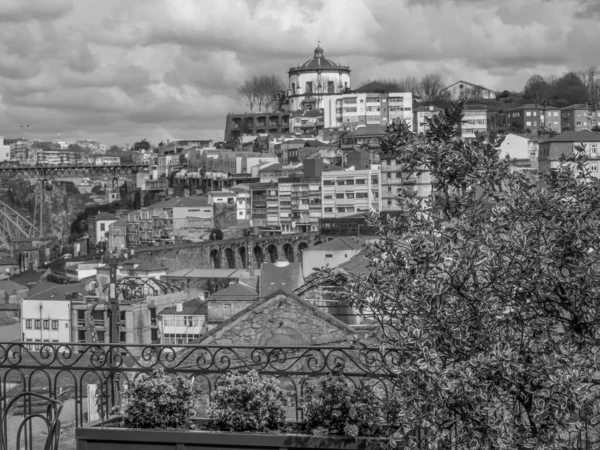 Ville Porto Bord Fleuve Douro — Photo