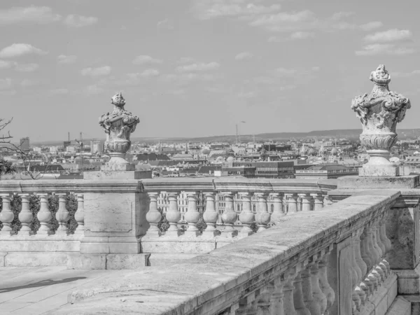 Staden Budapest Vid Floden Danube Ungern — Stockfoto