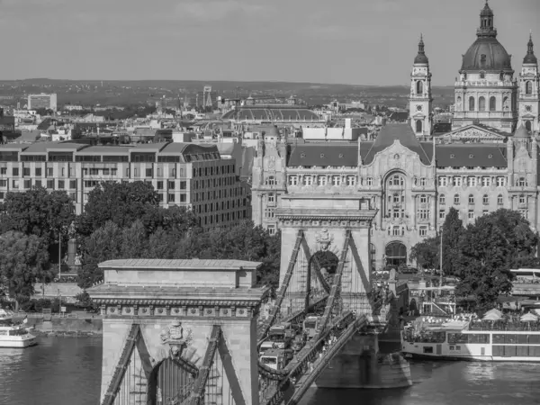 Die Stadt Budapest Der Donau Ungarn — Stockfoto