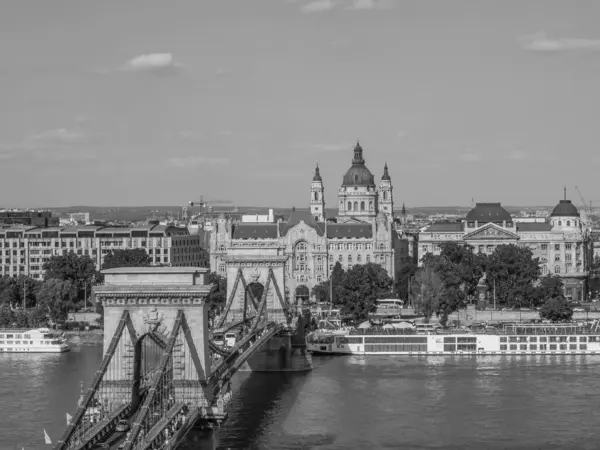 Die Stadt Budapest Der Donau Ungarn — Stockfoto