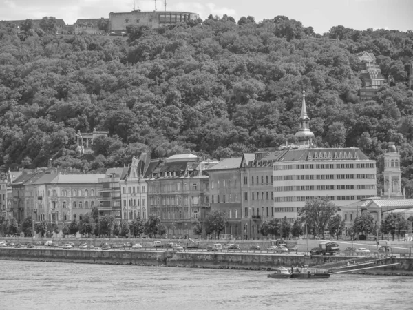 Ville Budapest Bord Danube Hongrie — Photo