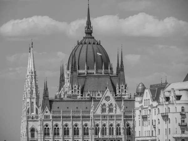 Staden Budapest Vid Floden Danube Ungern — Stockfoto