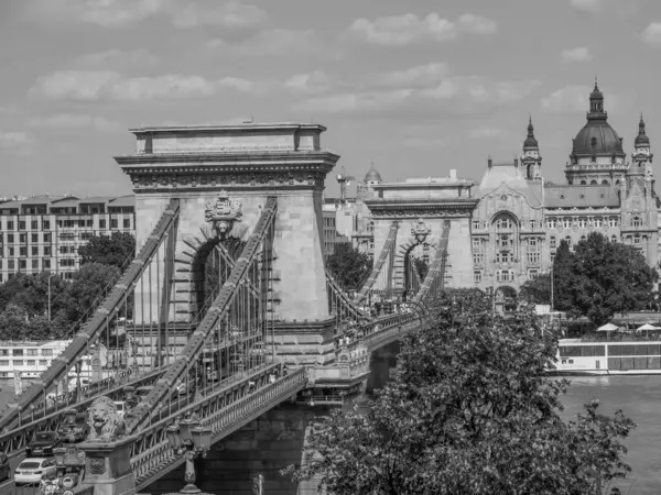 Die Stadt Budapest Der Donau Ungarn — Stockfoto
