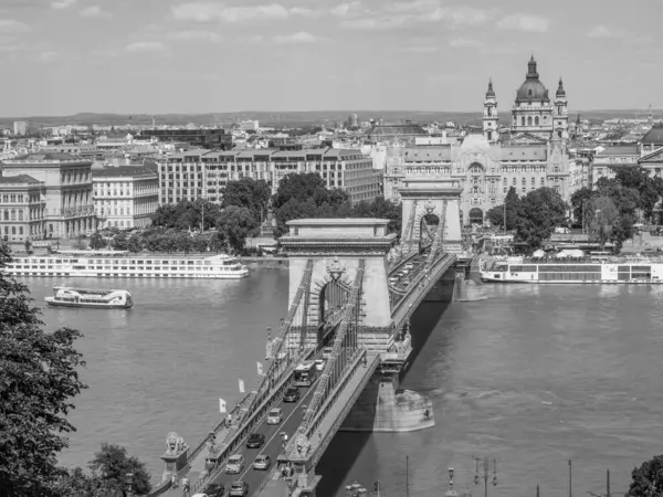 Die Stadt Budapest Der Donau Ungarn — Stockfoto