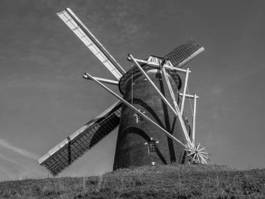 Hollanda 'daki küçük Bredevoort şehri.