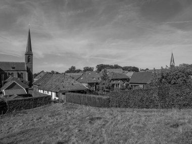Hollanda 'daki küçük Bredevoort şehri.