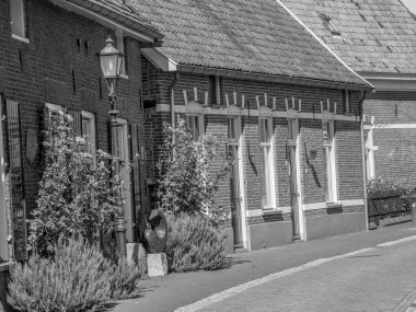 Hollanda 'daki küçük Bredevoort şehri.