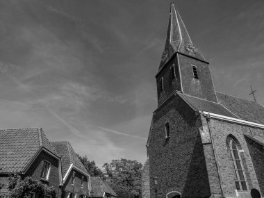 Hollanda 'daki küçük Bredevoort şehri.