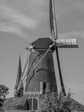 Hollanda 'daki küçük Bredevoort şehri.