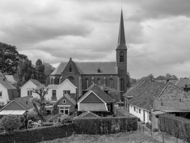 Hollanda 'daki küçük Bredevoort şehri.