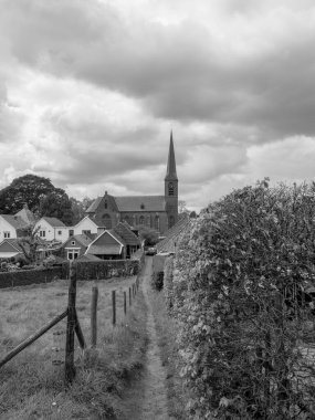 Hollanda 'daki küçük Bredevoort şehri.