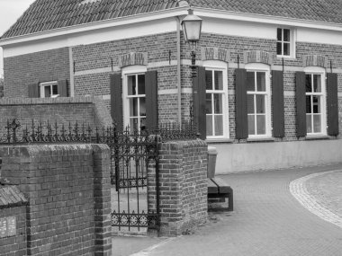 Hollanda 'daki küçük Bredevoort şehri.