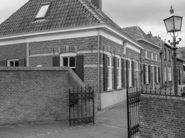 Hollanda 'daki küçük Bredevoort şehri.