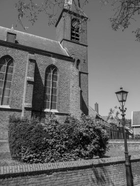 Hollanda 'daki küçük Bredevoort şehri.