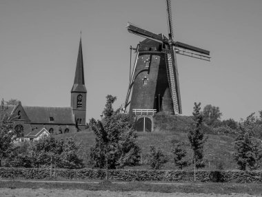 Hollanda 'daki küçük Bredevoort şehri.