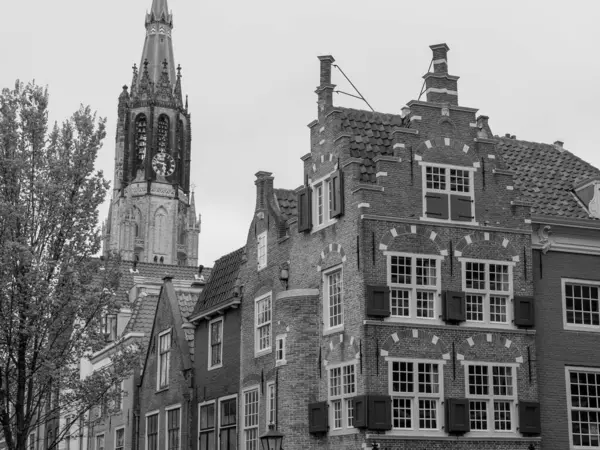 Die Holländischen Städte Alkmaar Und Delft — Stockfoto