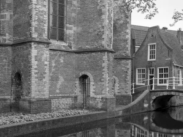 Die Holländischen Städte Alkmaar Und Delft — Stockfoto