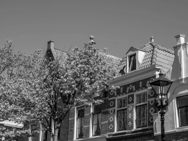 Die Holländischen Städte Alkmaar Und Delft — Stockfoto