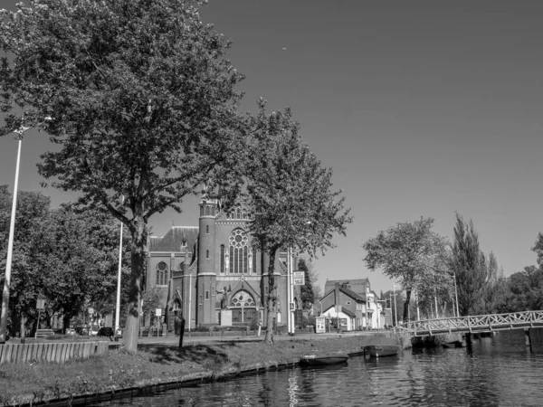 Die Holländischen Städte Alkmaar Und Delft — Stockfoto