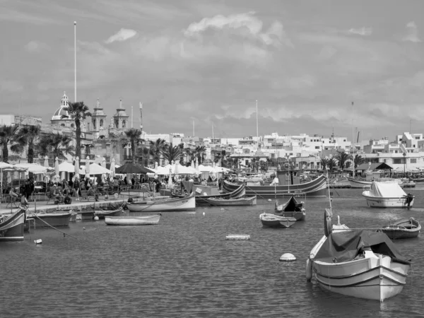 Île Malta Dans Mer Méditerranée — Photo