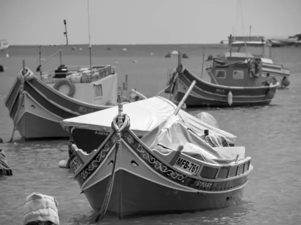 Île Malta Dans Mer Méditerranée — Photo