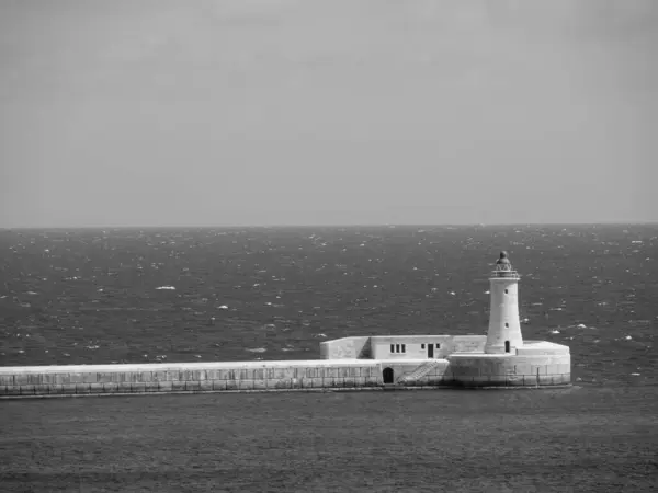 Île Malta Dans Mer Méditerranée — Photo