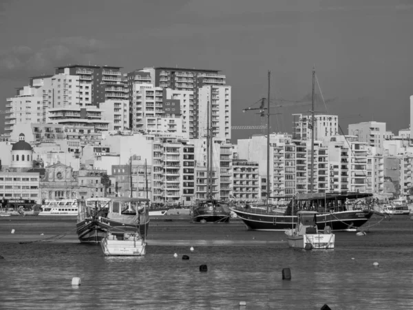 Île Malta Dans Mer Méditerranée — Photo