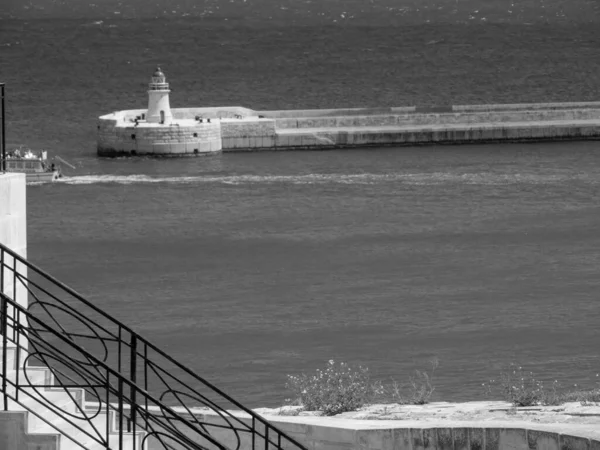 Île Malta Dans Mer Méditerranée — Photo