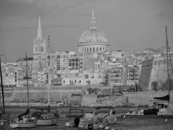 Νησί Της Μάλτας Στη Μεσόγειο Θάλασσα — Φωτογραφία Αρχείου