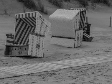 Kuzey denizindeki Alman Baltrum Adası.