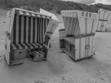 Kuzey denizindeki Alman Baltrum Adası.