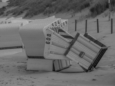 Kuzey denizindeki Alman Baltrum Adası.