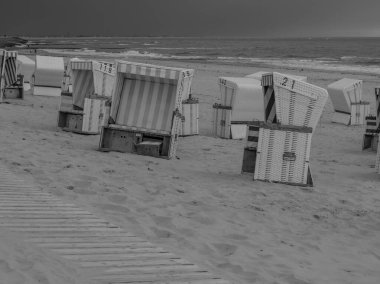 Kuzey denizindeki Alman Baltrum Adası.