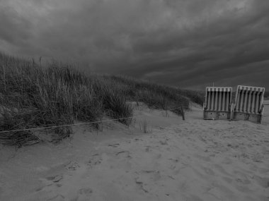 Kuzey denizindeki Alman Baltrum Adası.