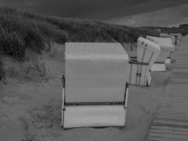 Kuzey denizindeki Alman Baltrum Adası.