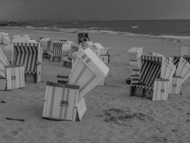 Kuzey denizindeki Alman Baltrum Adası.