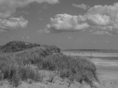 Kuzey denizindeki Alman Baltrum Adası.
