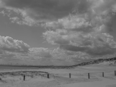 Kuzey denizindeki Alman Baltrum Adası.