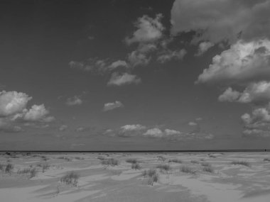 Kuzey denizindeki Alman Baltrum Adası.