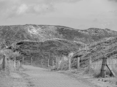 Kuzey denizindeki Alman Baltrum Adası.