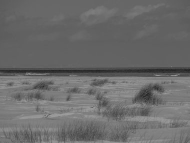 Kuzey denizindeki Alman Baltrum Adası.
