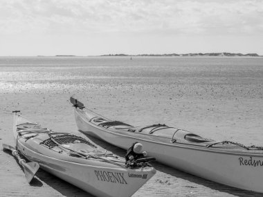 Kuzey denizindeki Alman Baltrum Adası.