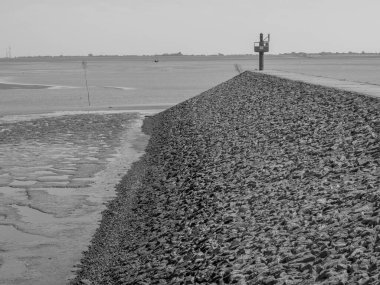 Kuzey denizindeki Alman Baltrum Adası.