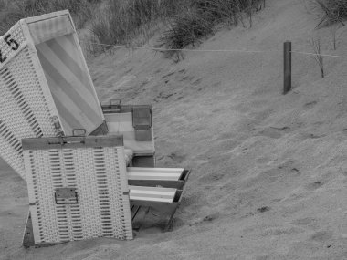 Kuzey denizindeki Alman Baltrum Adası.