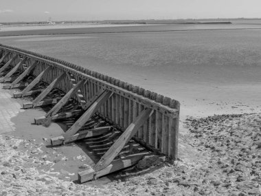 Kuzey denizindeki Alman Baltrum Adası.